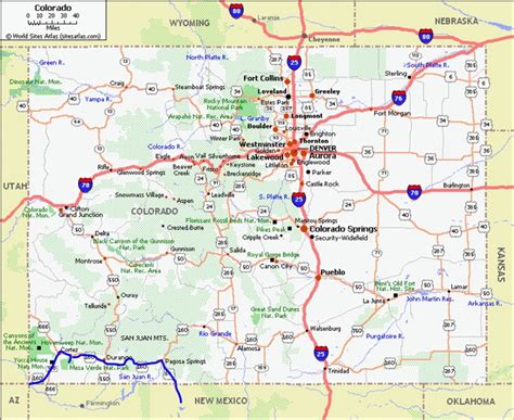 Printable Map Of Colorado Cities Printable Maps Adams Printable Map