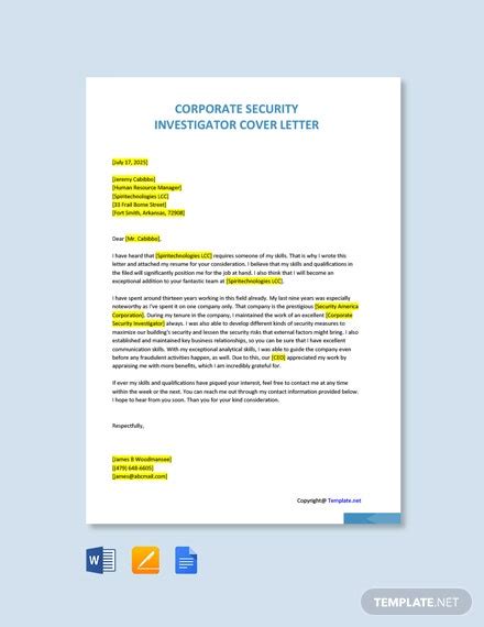 Background Investigator Cover Letter Sample Amazing Write A Cover Letter