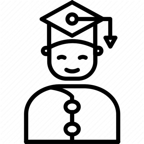 Education Graduate Hat Learning School Student Icon Download On