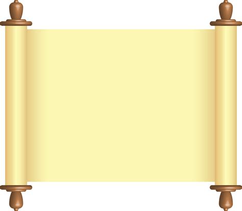 Blank Paper Scroll Png Illustration 8499991 Png