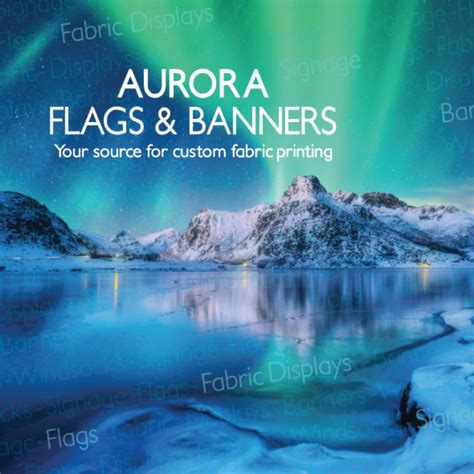 Aurora Flags And Banners Reveal Design