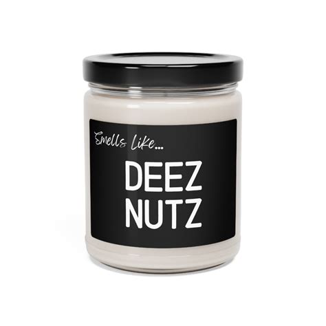 Deez Nutz Scented Soy Candle 9oz Etsy