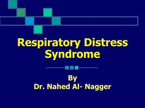 Ppt Respiratory Distress Syndrome Powerpoint Presentation Free