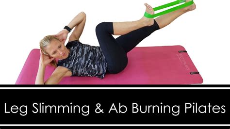 Leg Slimming And Ab Burner Pilates Workout Butt Thighs Abs And More