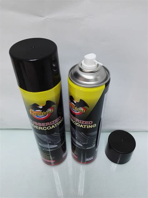 550ml Rubber Undercoat Spray Anti Rust Coating For Car Rubberized