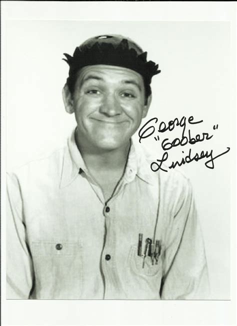 George Lindsey Actor Best Known For His Role As Goober Pyle On The