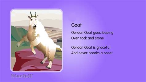 Starfall Goat Youtube