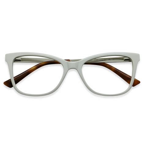 V517 Cat Eye White Eyeglasses Frames Leoptique