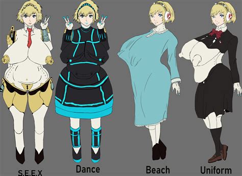 Rule 34 Aegis Persona Aigis Persona Android Big Breasts Blonde Hair Blue Eyes Chubby