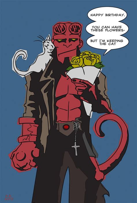 Pin De Trina En Hellboy Feliz Cumpleaños Cómics Heroe