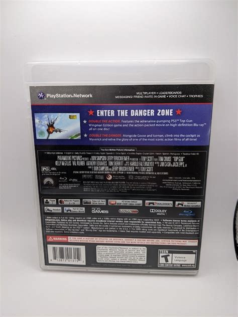 Top Gun Wingman Edition Sony Playstation 3 2011 Ebay