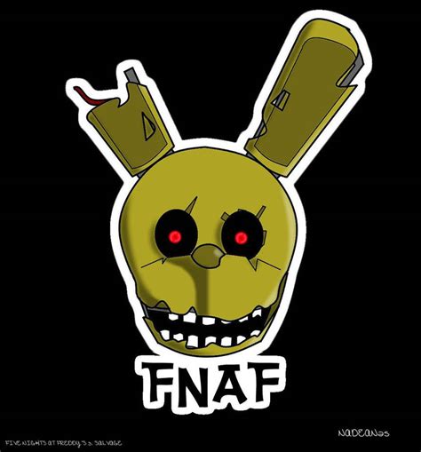 Fnaf Springtrap Badge By Nadean25 On Deviantart