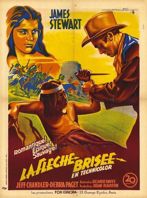 Broken arrow titre francophone : Affiches, posters et images de La Flèche brisée (1950) - SensCritique