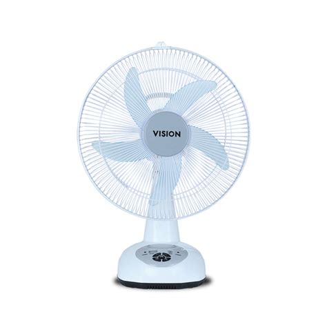 Fan Table Fan Vision Rechargeable Table Fan 14 White With Usb Charger