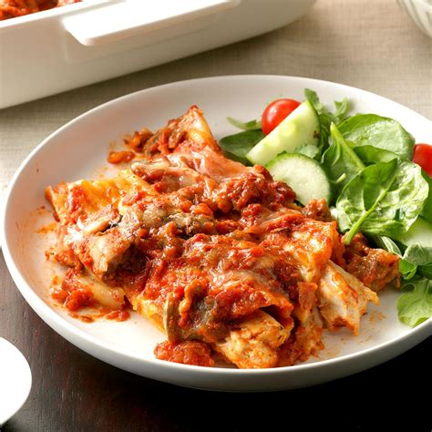 Chicken manicotti with chive cream sauce. Chicken Manicotti Recipe | Taste of Home