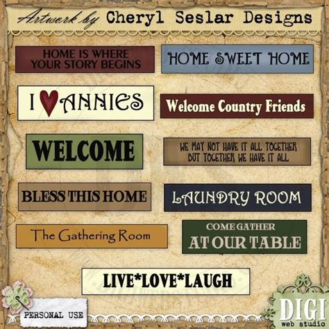 Digi Web Studio Blog Country Welcome 1 Cheryl Seslar Clip Art Download