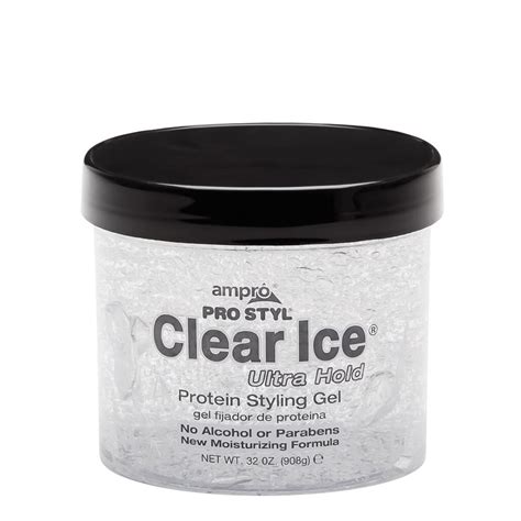 Ampro Pro Styl Clear Ice Ultra Hold Protein Styling Gel 32 Oz Naturallycurly