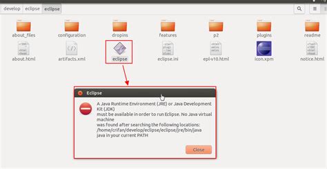 The software installer includes 42 files. 【已解决】Ubuntu中双击Eclipse结果出错：A Java Runtime Environment (JRE) or Java Development Kit (JDK) must be ...