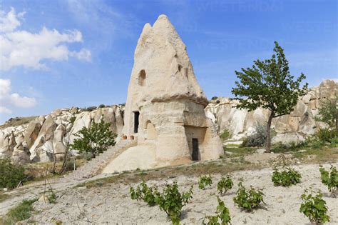 Turkey Eastern Anatolia Cappadocia Fairy Chimney At Goereme National