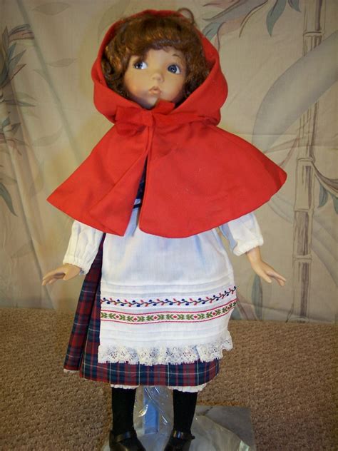 little red riding hood porcelain doll by dianna effner