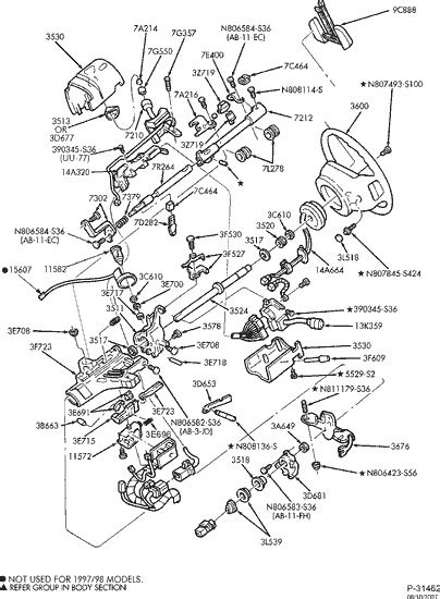 1992 Ford F 150 Steering Column Diagram Scoregproductions