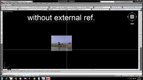 how to insert a image into autocad without external reference youtube
