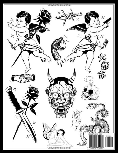 details more than 118 anime tattoo flash sheet dedaotaonec