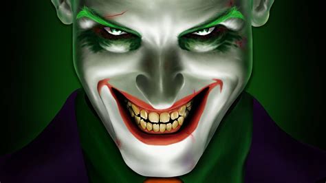 Download Creepy Joker Smile Wallpaper