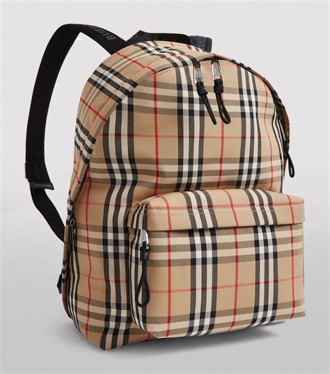 Burberry Neutrals Vintage Check Backpack Harrods Uk