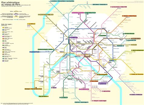 Paris Mappa Della Metropolitana Metro Di Parigi Metro Mapa