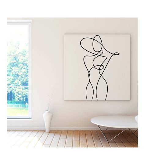 Cuadro De Mujer Minimalista Design Nude De Madera X Cm Bdecora My Xxx Hot Girl