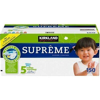 Kirkland Signature Supreme Diapers Size 5 Quantity 150 EBay