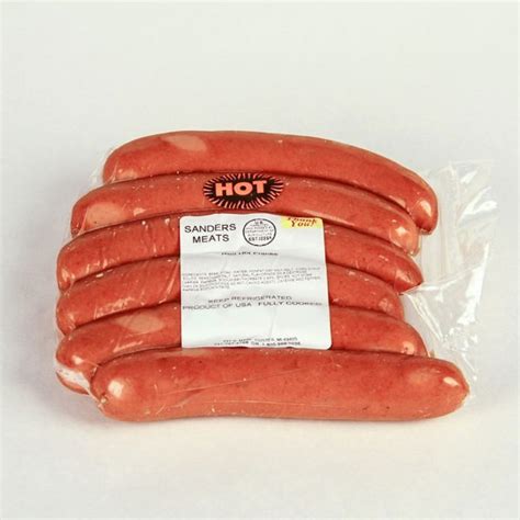 Red Hot Franks 5 Count Sanders Meats