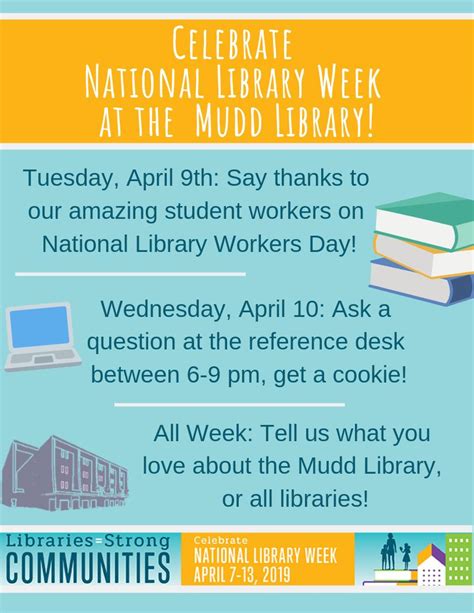 National Library Week 2019 News From The Mudd