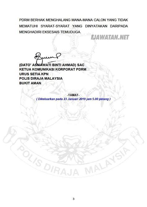 Warga malaysia bukan bumiputera yang layak kini boleh mengisi kekosongan jawatan konstabel dalam pasukan polis diraja malaysia (pdrm) tanpa perlu mendapat kepujian dalam subjek bahasa melayu peringkat sijil pelajaran malaysia (spm). Temu Duga Pengambilan Jawatan Inspektor & Konstabel Polis ...