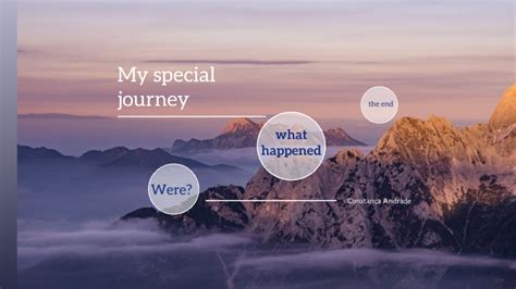 My Special Journey By Constança Andrade