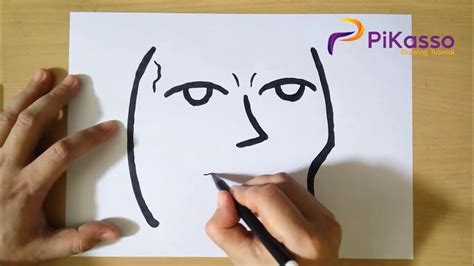 How To Draw Lenny Face Youtube