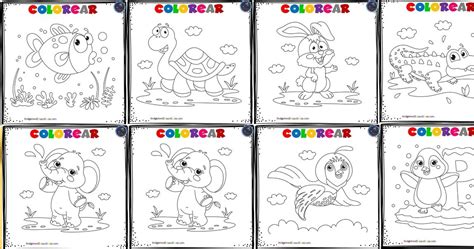 Mi Cuaderno Para Colorear Animales Imagenes Educativas