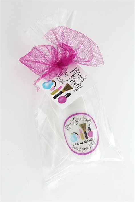 Kids Spa Party Spa Party Favors Birthday Party Party Favors Lotion