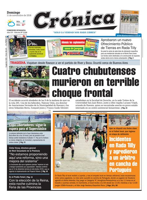 Diario Cronica 11 11 2018 By Diario Crónica Issuu