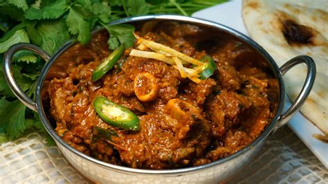 Mutton Karahi Delicious And Tender Mutton Karahi With Naan Rotis Is