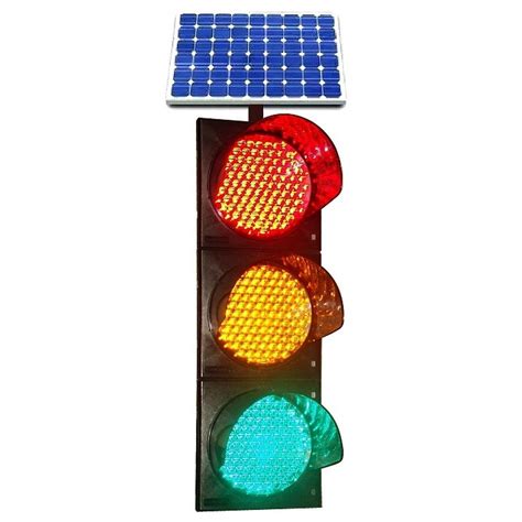 Solar Traffic Signal Light सोलर सिग्नल लाइट सोलर संकेत लाइट