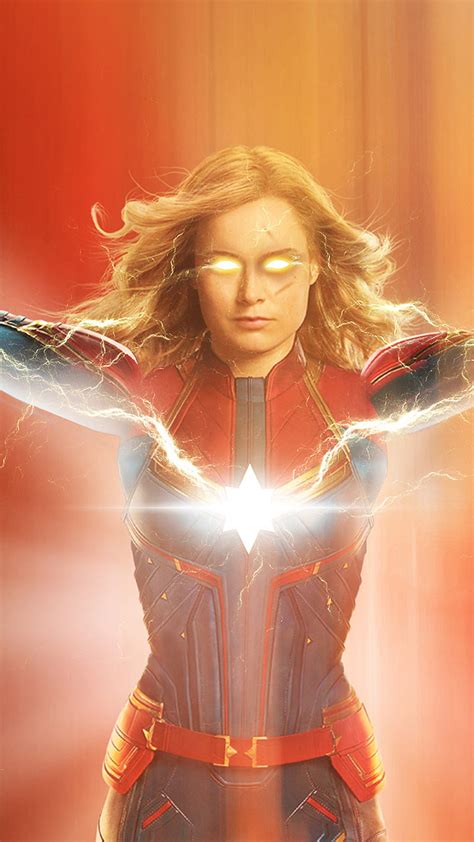 Captain Marvel Brie Larson Capita Captain Hero Heroi Hq Marvel