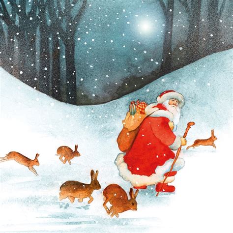 Museums Galleries Father Christmas And Hares Pack Of Charity