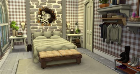 The Sims 4 No Cc Cottage Cluttered Bedroom Sims House Sims 4 Bedroom