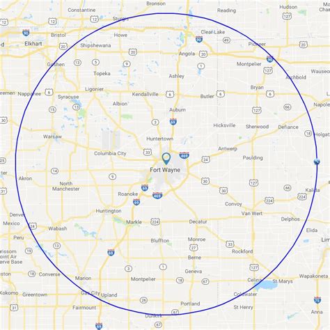 Fort Wayne Zip Code Map Maping Resources