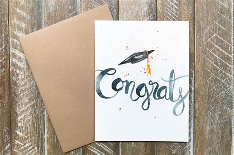 Hand Painted Greeting Cards For Graduation In Greeting Cards Easy
