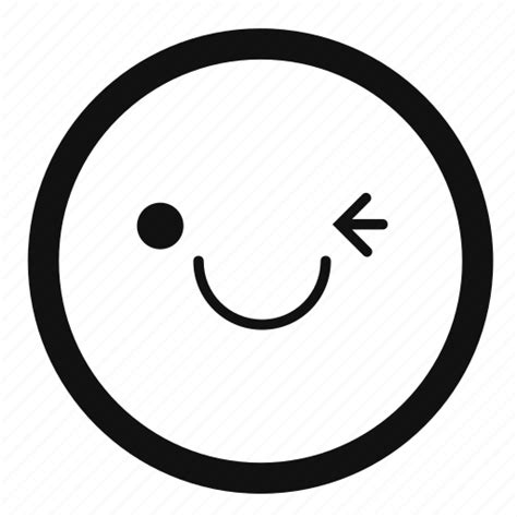 Emoji Emoticon Faces Sexy Suggestive Wink Winking Icon