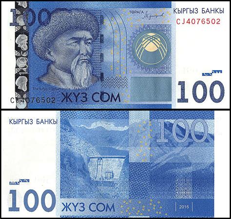 Kyrgyzstan 50 2000 Som 6 Pieces Banknote Set 2016 2017 P 25 33 Unc