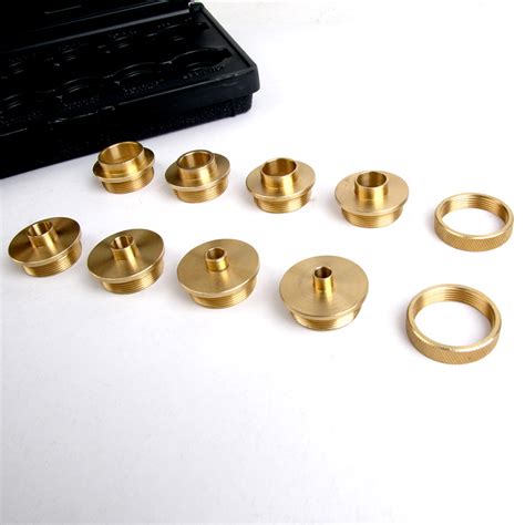 Router Template Guide Bushing 10 Piece Set Brass Precision